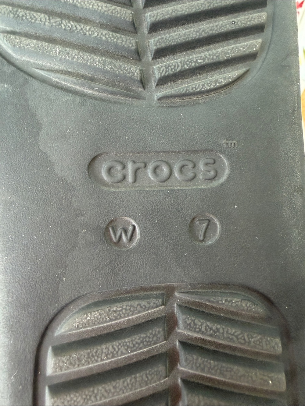 CROCS Black Slip-On Comfort Sandal - Picture 4 of 4